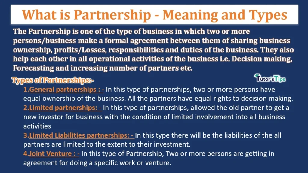 Partnerships