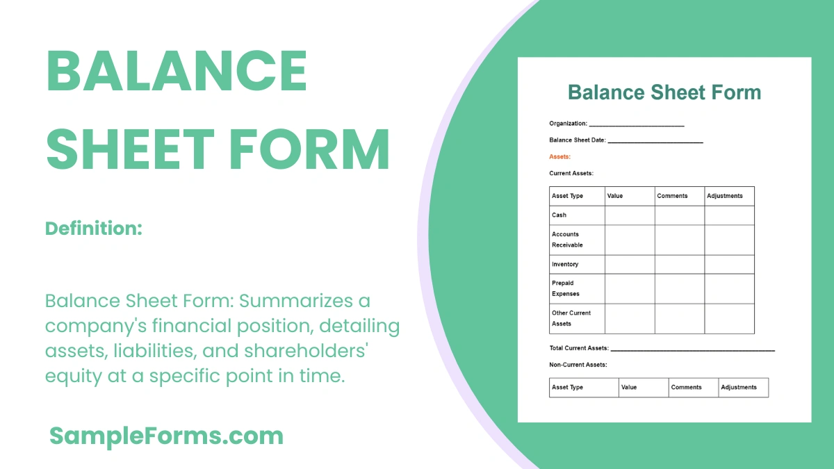 Balance Sheet